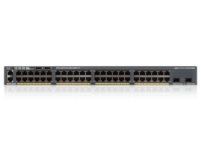Cisco Catalyst 2960-X 48 Gigabit PoE 2xSFP+ 370WAC LAN Base Cisco Catalyst 2960-X 48 Gigabit PoE 2xSFP+ 370WAC LAN Base